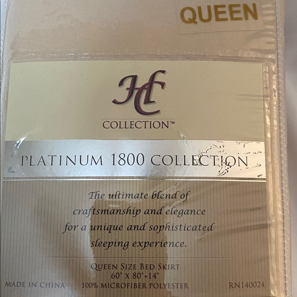 Queen size Hotel Collections Bed Skirt - Picture 4 of 4